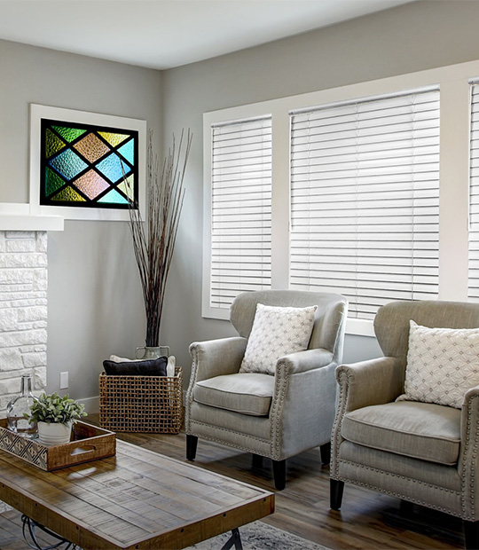 Perfect Cordless Faux Wood Blinds