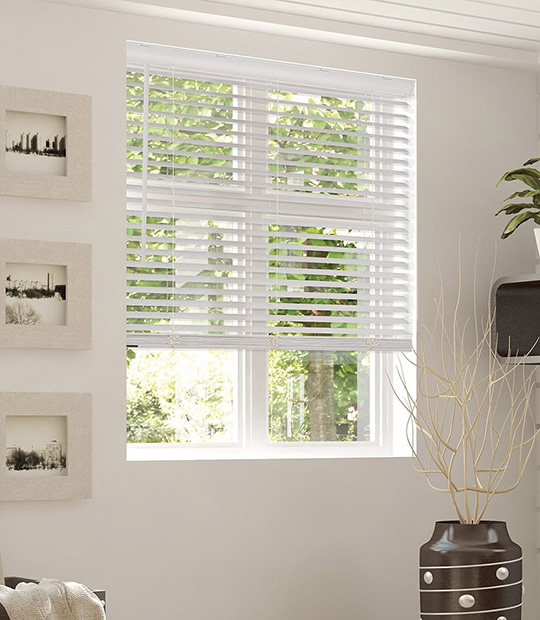 Privacy Perfect Cordless Wood Blinds