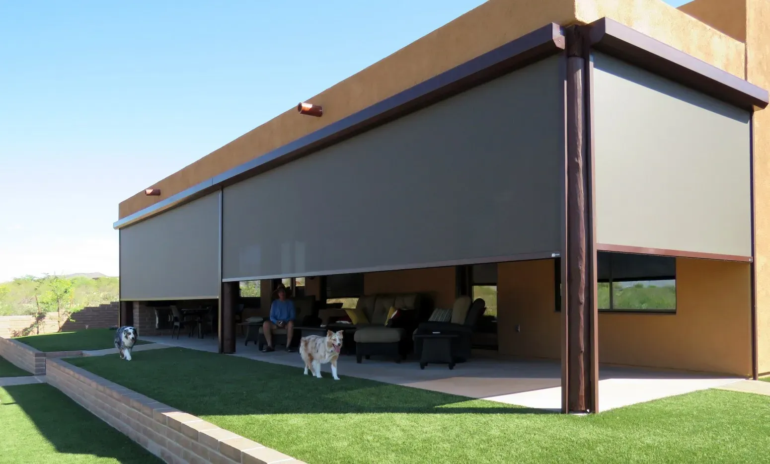 Exterior Retractable Solar Screens