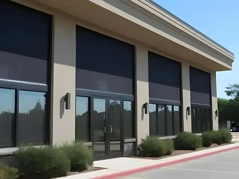 Exterior Retractable Solar Screens Remote