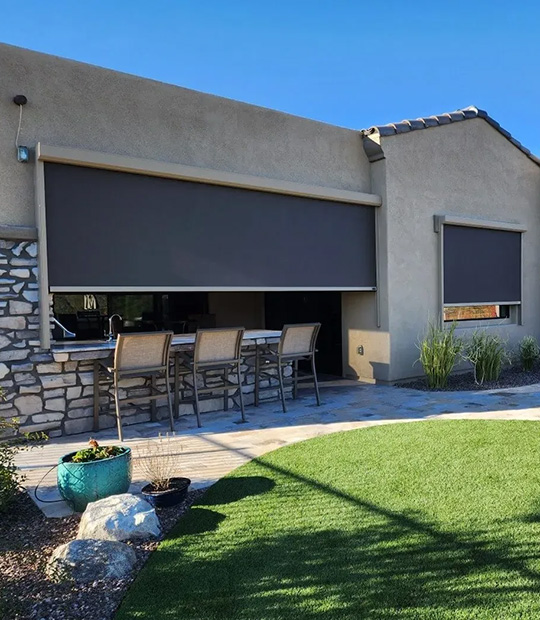 Exterior Retractable Solar Screens