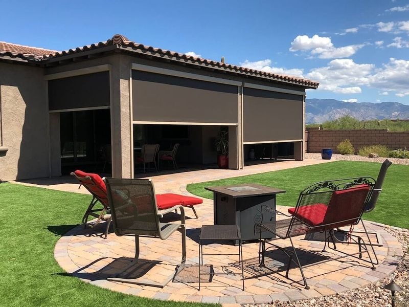 Exterior Retractable Solar Screens