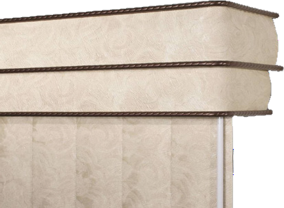 Vertical Blinds - Deluxe Double Valance